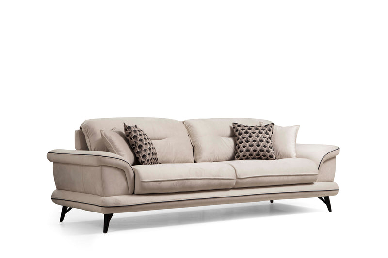 Violet Sofa & Loveseat Cream