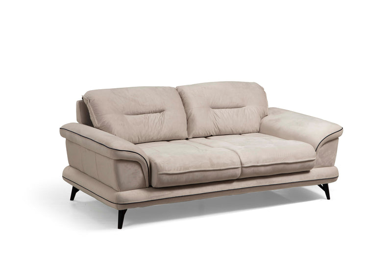 Violet Sofa & Loveseat Cream