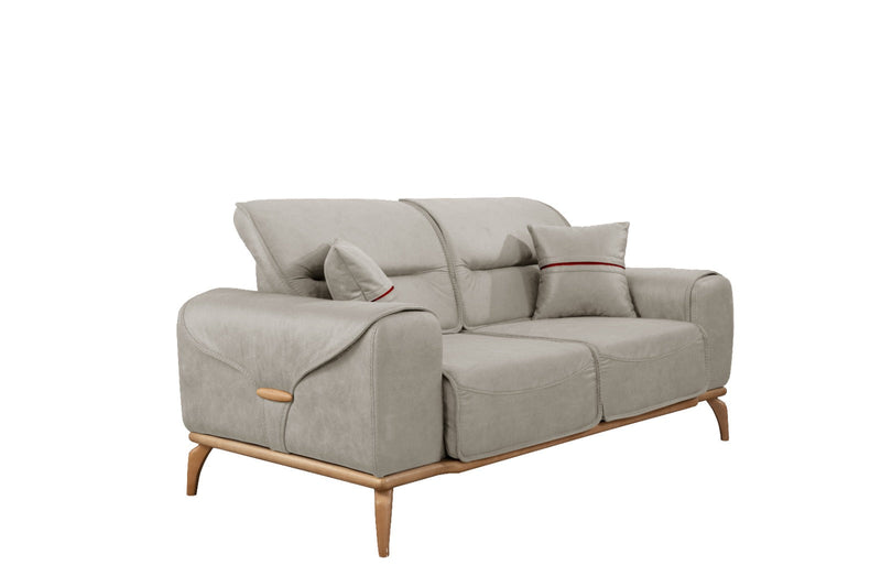 Oslo Sofa & Loveseat - Dark Brown