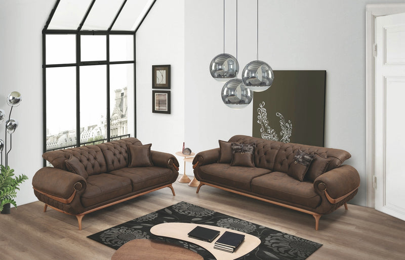 Boston Sofa & Loveseat - Taba