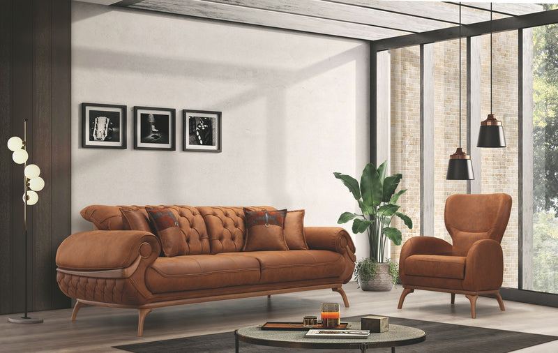 Boston Sofa & Loveseat - Taba