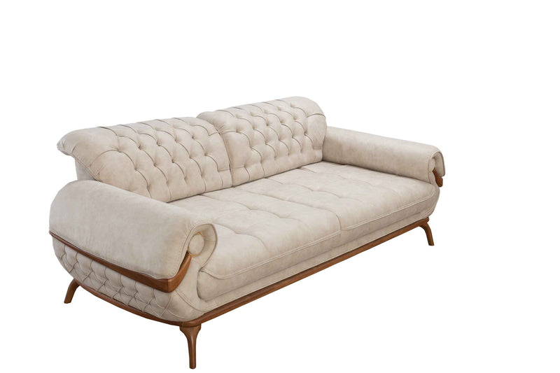 Boston Sofa & Loveseat Cream