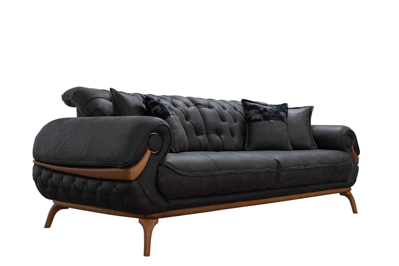 Boston Sofa & Loveseat Anthracite Gray