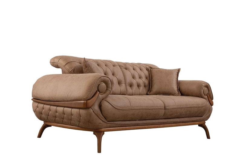 Boston Sofa & Loveseat Cream