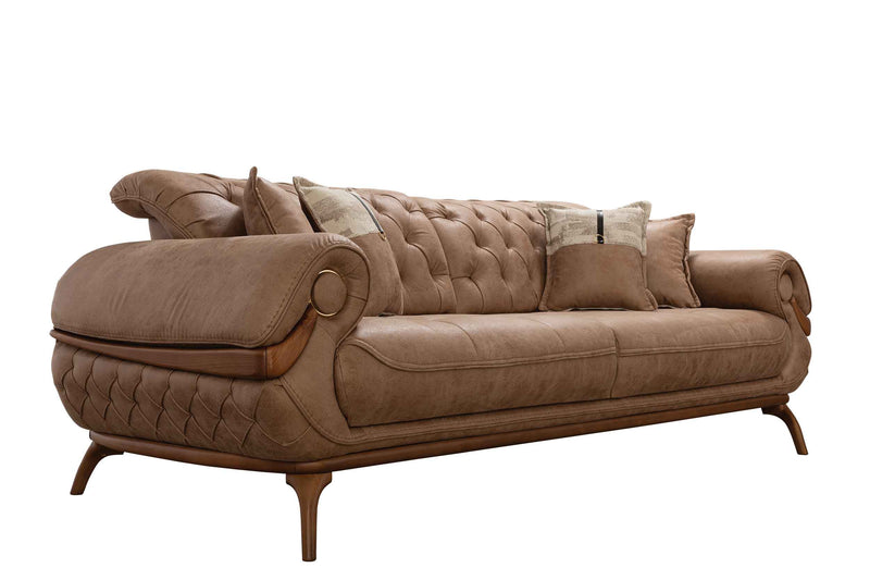 Boston Sofa & Loveseat Cream